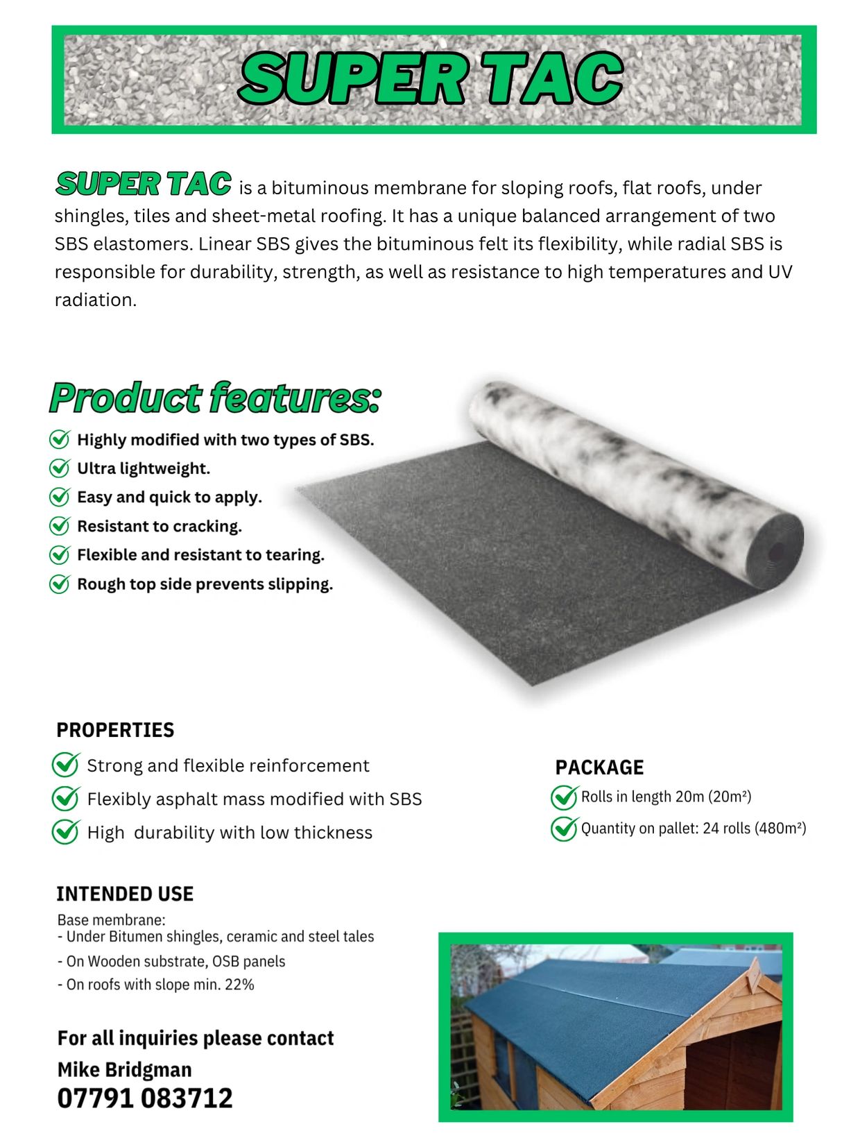 Supertac data sheet