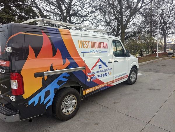West Mountain HVAC service vehicle