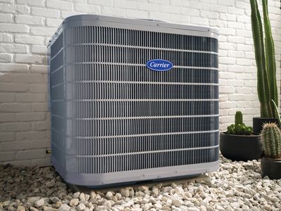 Carrier air conditioning unit outside 