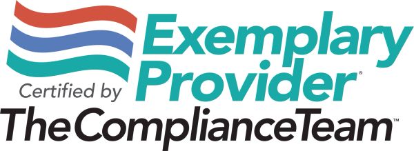 Exemplary Provider Certified logo by The Compliance Team.