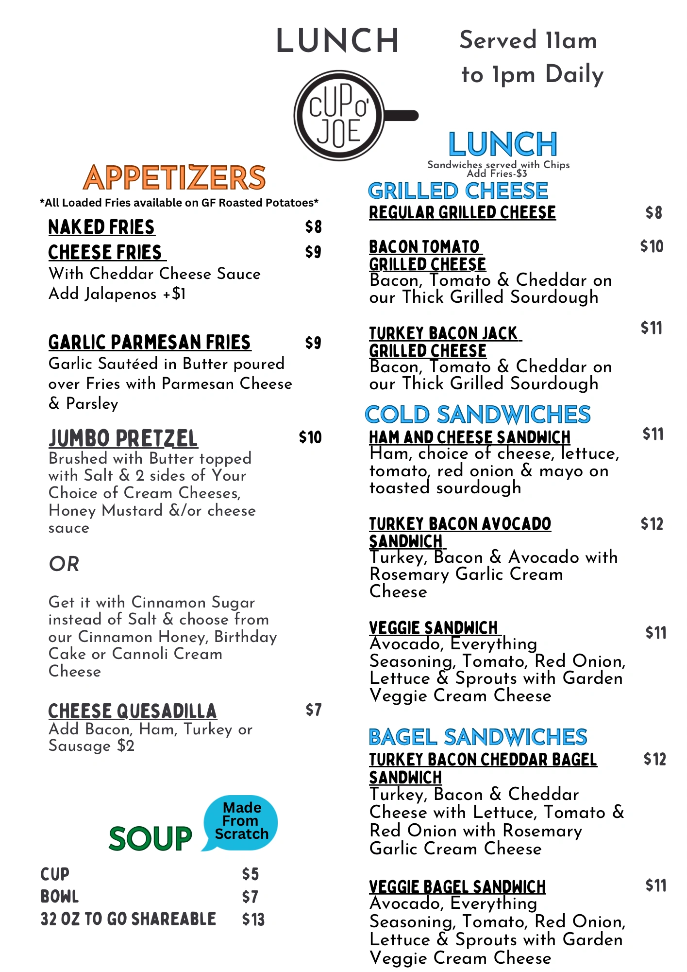 Order CUP OF JO - Port Orchard, WA Menu Delivery [Menu & Prices