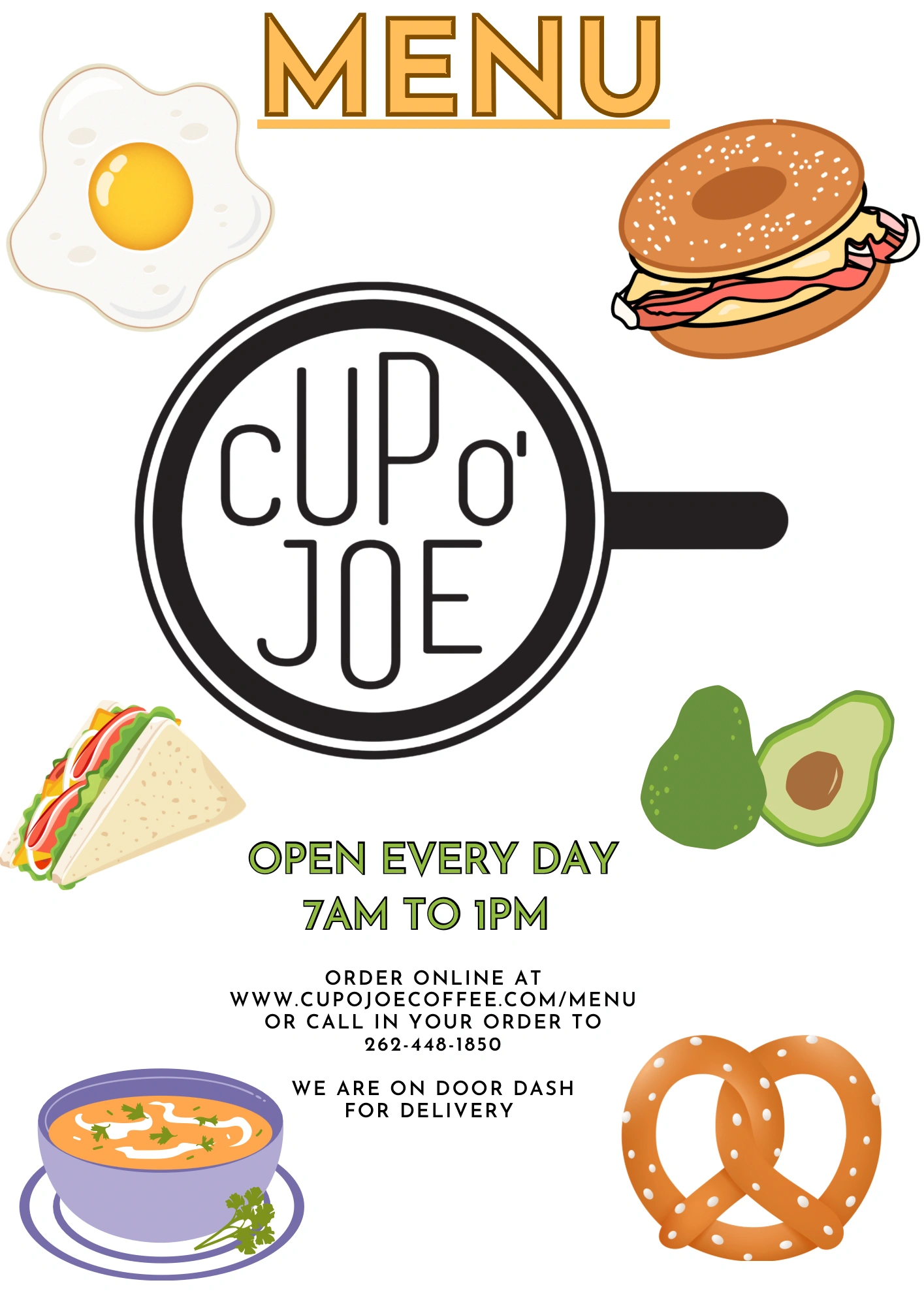 Order CUP OF JO - Port Orchard, WA Menu Delivery [Menu & Prices