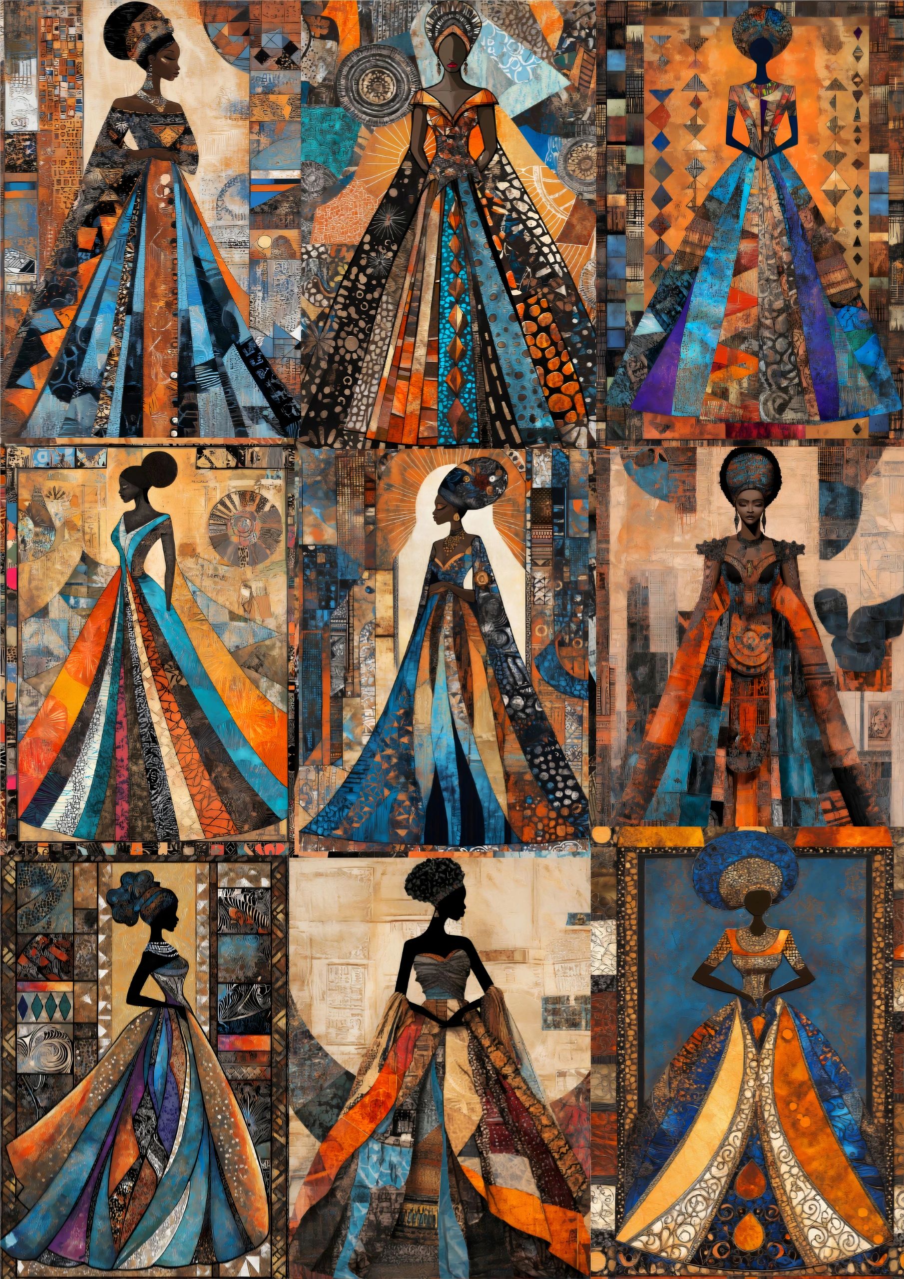 African Women Majestic Panel