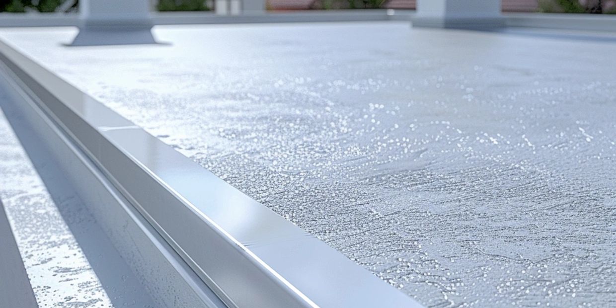 Roof coating project 
