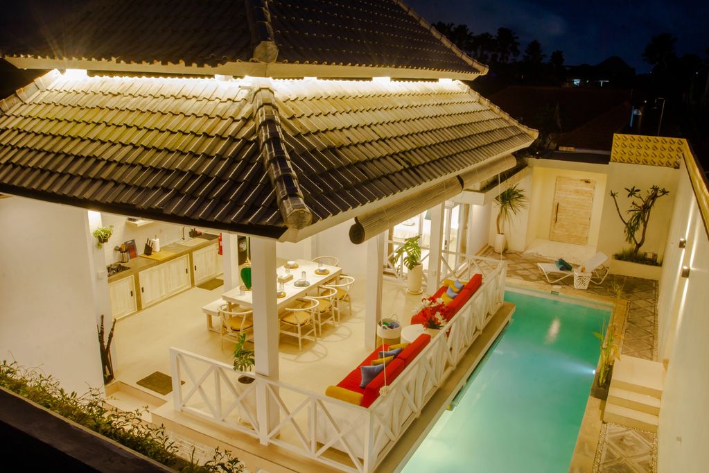 Villa Orked 4: Our latest villa with 2 bedrooms, convertible TV room, patio living space.