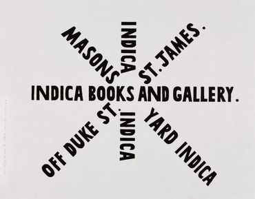 Indica Books and Gallery 
wrapping paper 
designed by Paul McCartney, 
1965