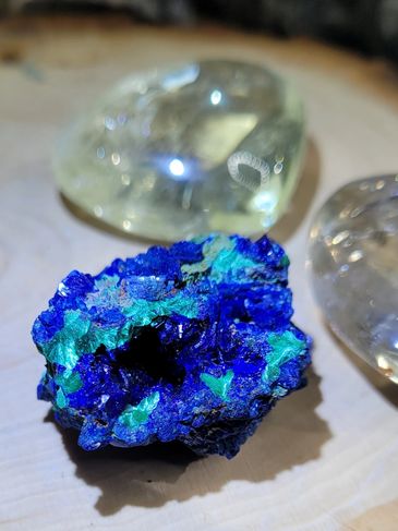 Azurite and Malachite Raw Specimen