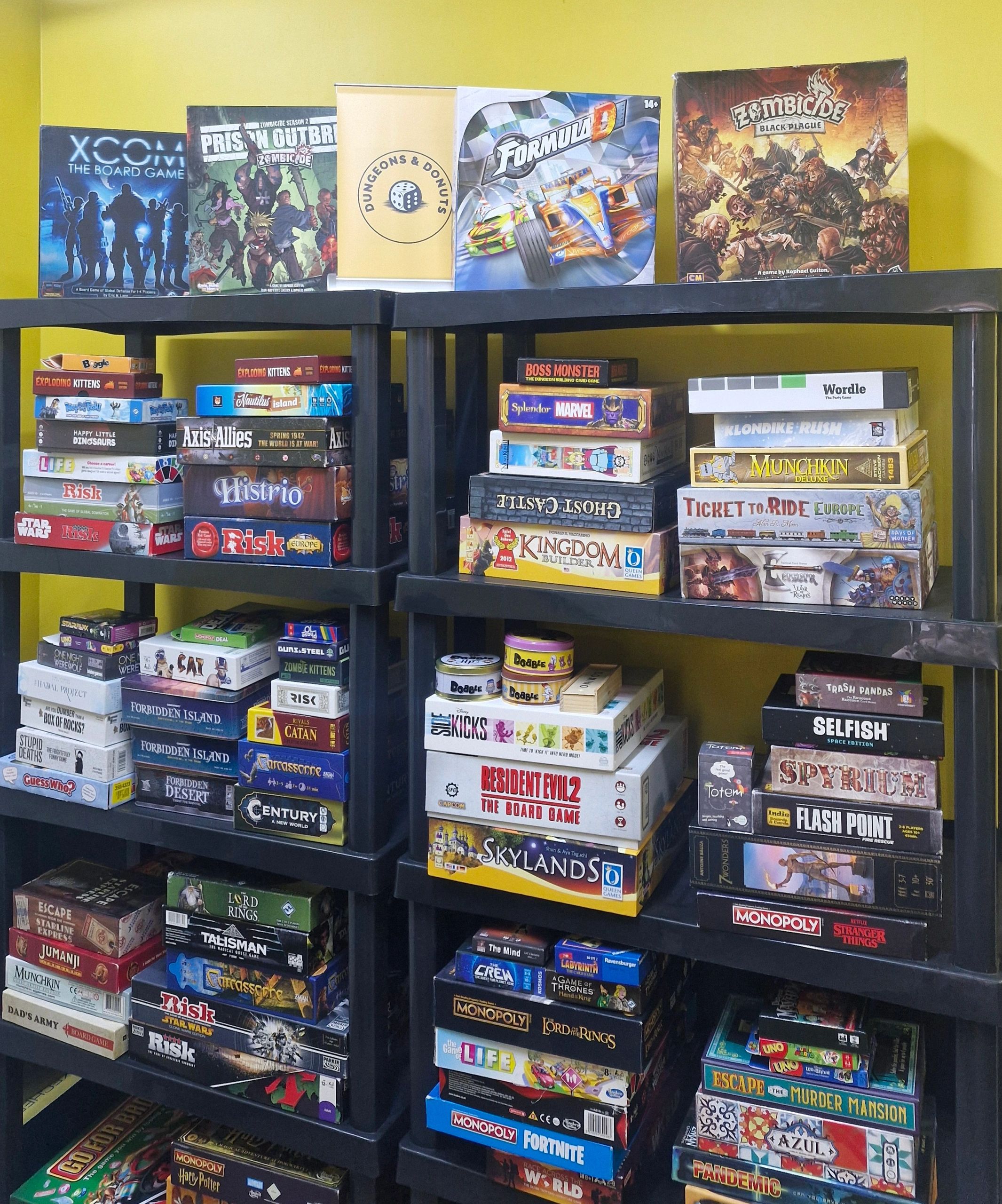 Library In Games Table Hire - Game Library