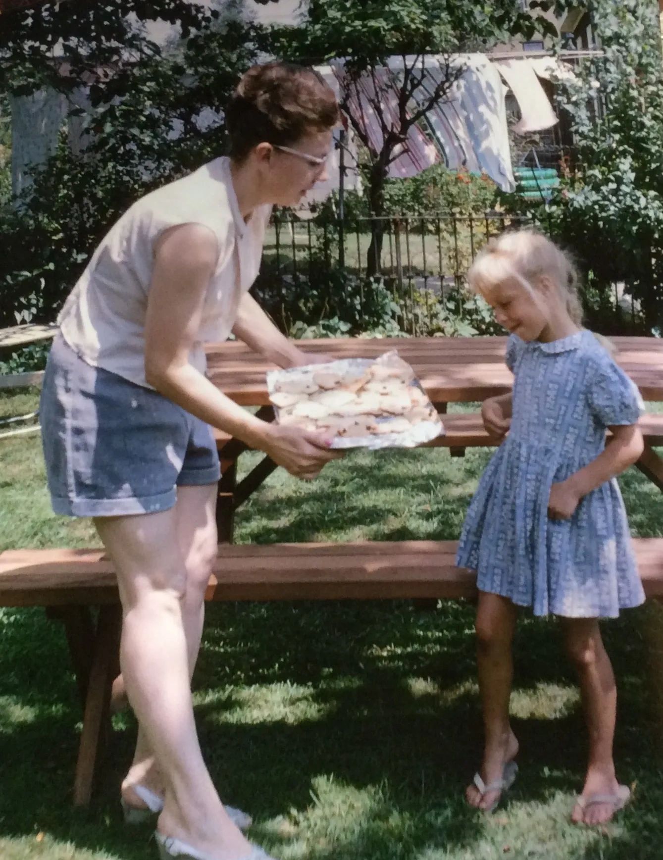 Young Michelle and her paternal grandmother, Idonia, had made cookies together for the first time. 