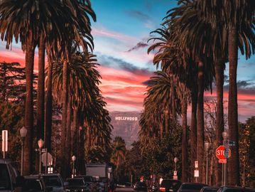 Hollywood sign in Los Angeles