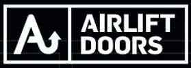 Airlift Doors logo with a stylized 'A' and upward arrow.