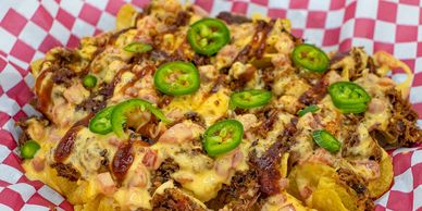 BBQ nachos