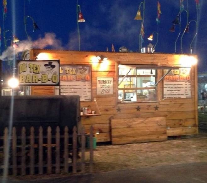 ol' tex BBQ stand