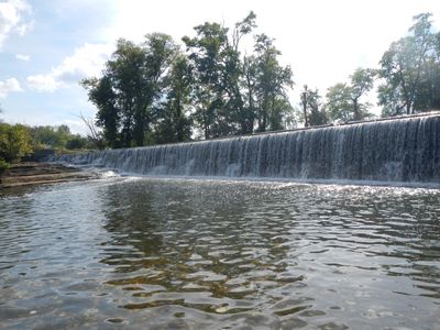 lowhead dam on the elkhorn creek
