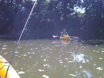 kayaker on water