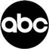 Black and white ABC logo inside a circle.