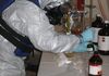 CBRN soldier exploitiong a terrorist clandestine chemical warfare laboratory in training