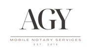 AGY 
Mobile Notary Services