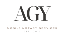 AGY 
Mobile Notary Services