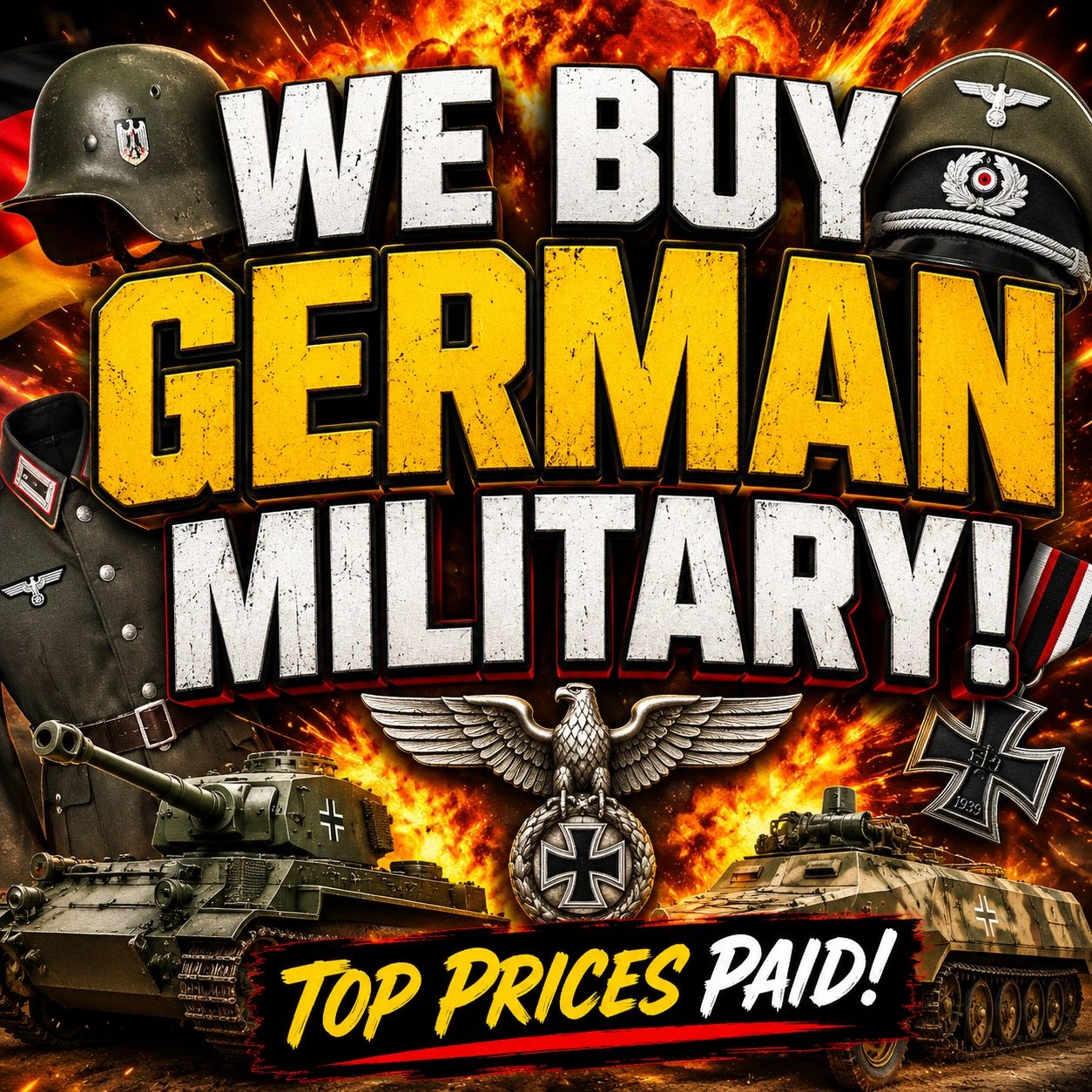We Buy German Military items We Buy German Military items