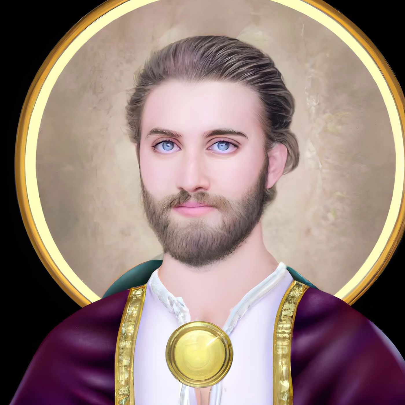 Saint Germain 39 s Ascension Day - Saint%20Germain%20with%20gold%20and%20violet Sm A121633
