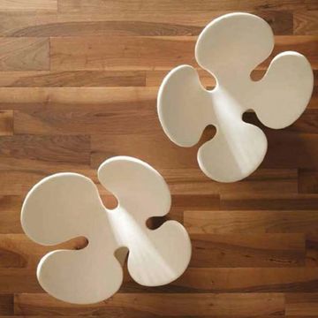 Artistic furniture on seamless wood floor tiles