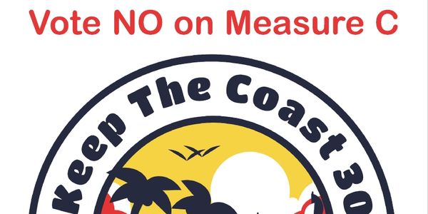 Combo KTC30 and "Vote NO on Measure C" display sign