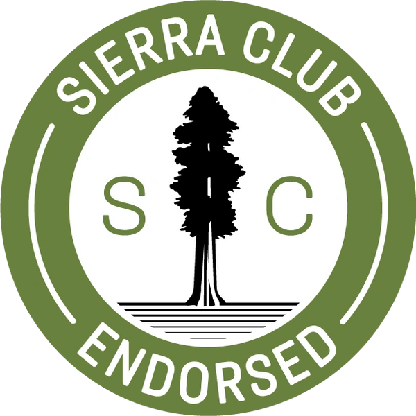 Official Seal of Sierra Club Endorsement, All Rights Reserved