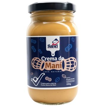 Crema de maní Sand, frasco de 230 g