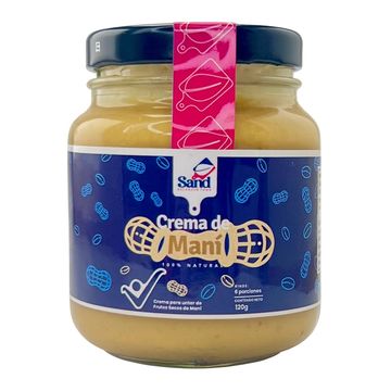 Crema de maní Sand, frasco de 120 g
