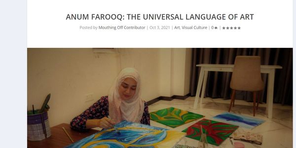 anum farooq, interview, art