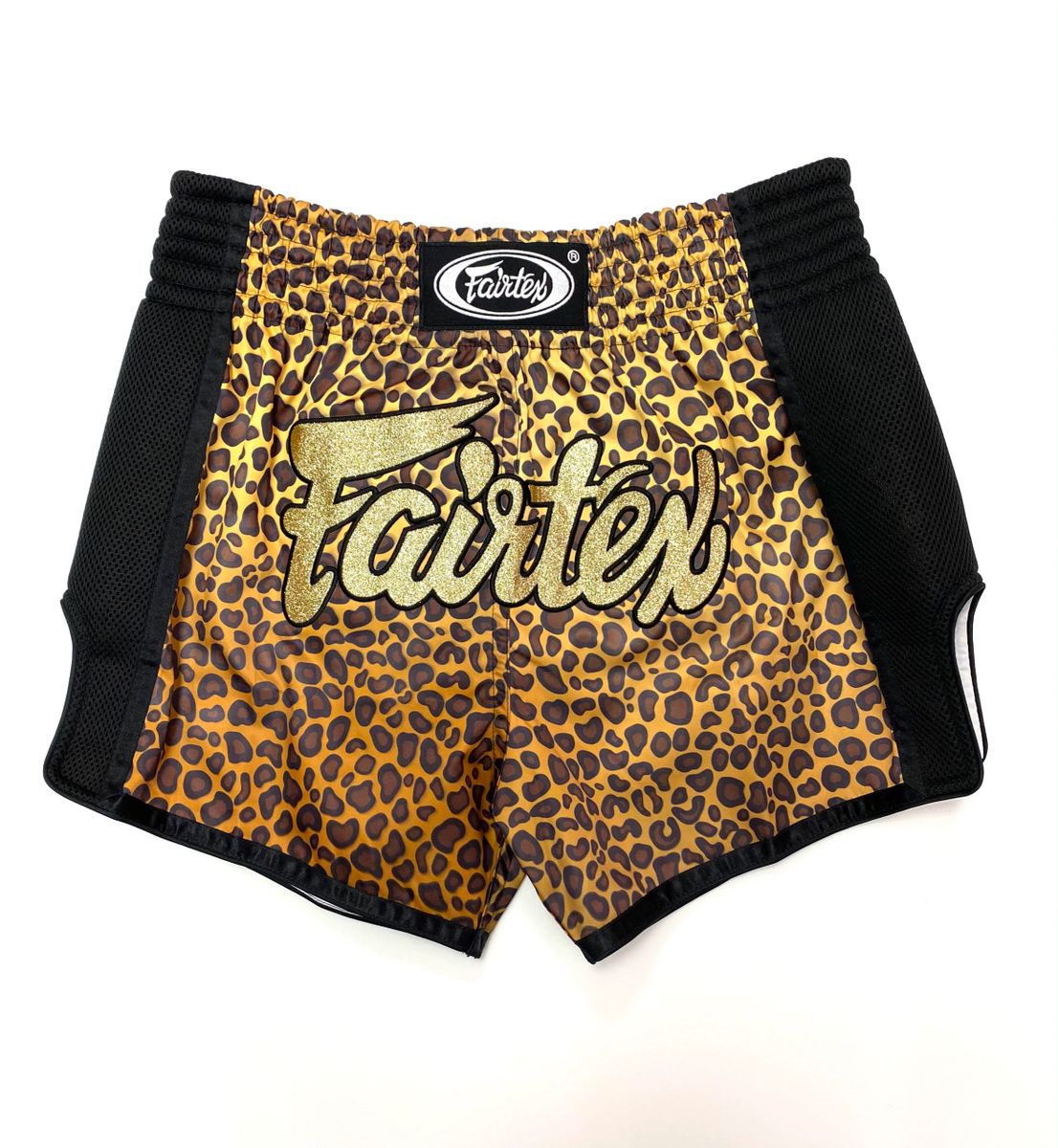 Fairtex Slim Fit Thai Shorts - Golden Cheetah