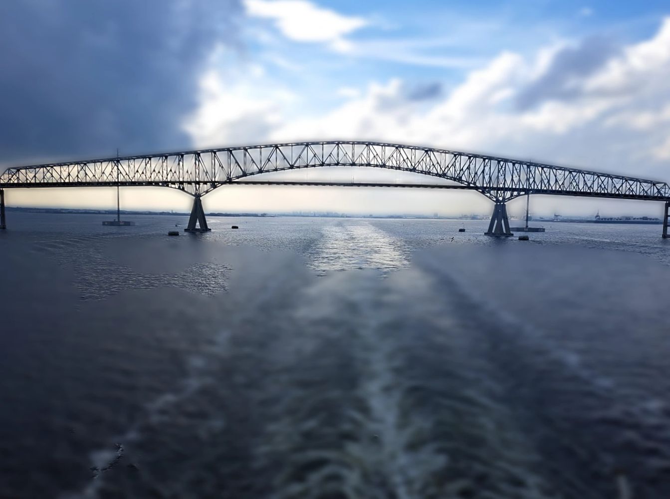 Image of the Francis Scott Key Bridge in Baltimore MD.