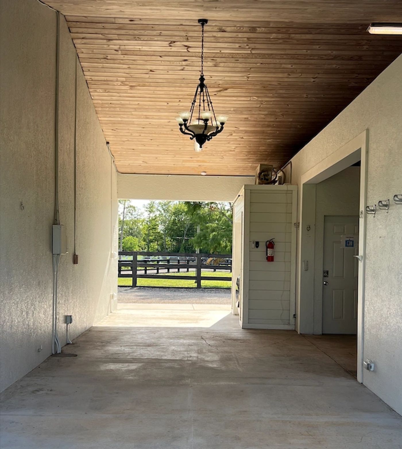 Breezeway to the paddocks