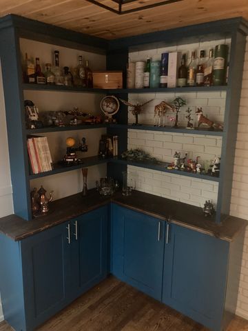 Bibliothèque en pin sur mesure