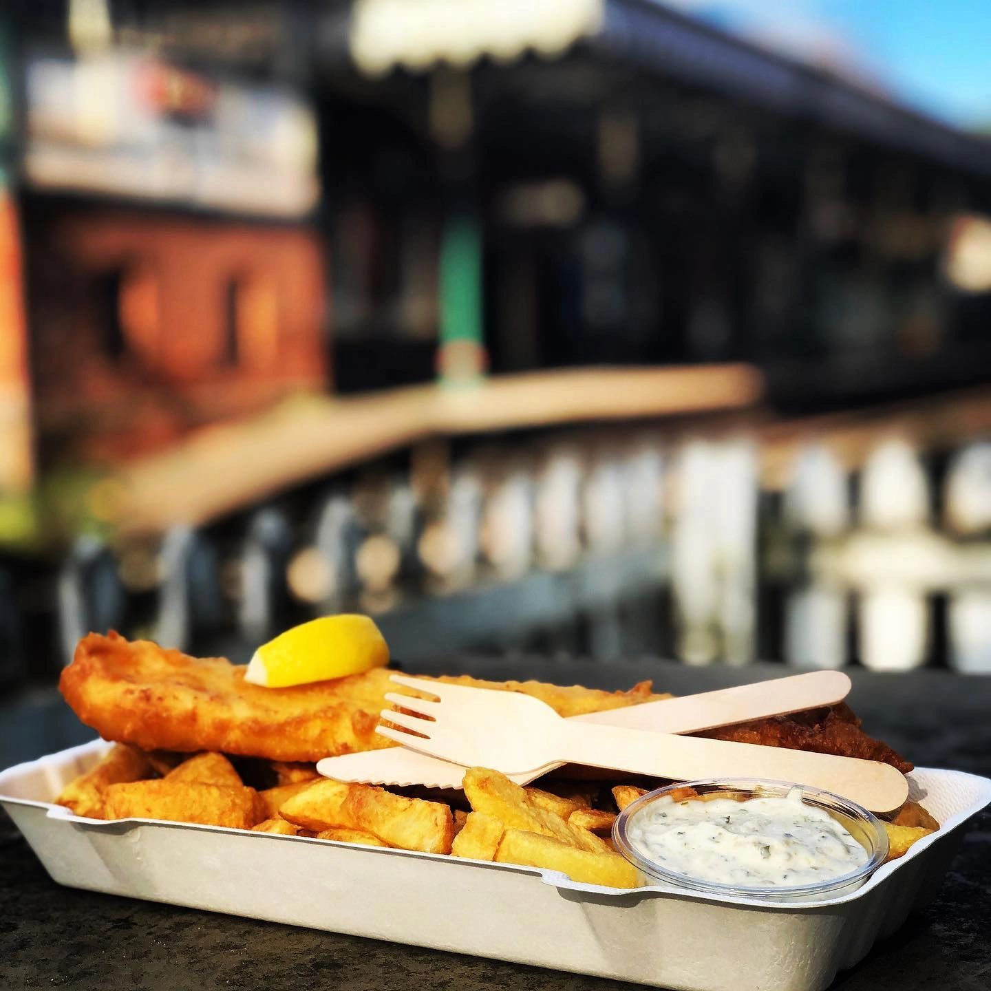 Fish, Chips - WA14 Fish & Chips - Hale, England