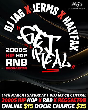 2000s Hip Hop, RNB, Reggaeton event featuring DJ Jag, Jerms, and Halyfax at Blu Jaz CQ Central.