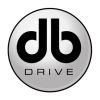 Logo with black lowercase 'db' and the word 'DRIVE' below on a gray circle.