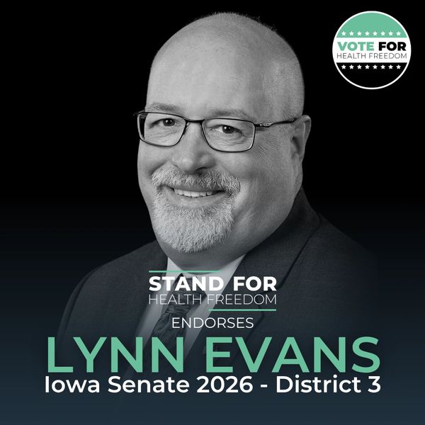 Campaign poster endorsing Lynn Evans for Iowa Senate 2026, District 3.