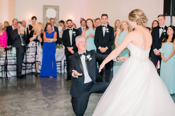 Father-daughter dance at 360 Elite Entertainment wedding.