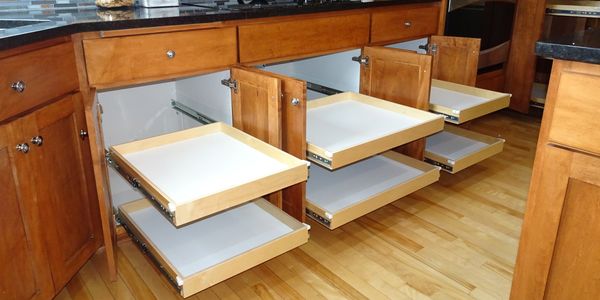 Slide out shelves for your kitchen