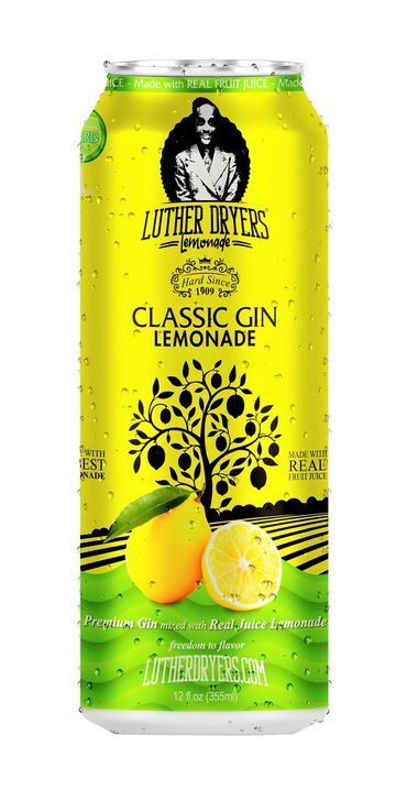 CLASSIC GIN & LEMONADE IS MADE WITH FRESH FRUITS, LONDON DRY GIN, AND HERBAL BOTANICALS.