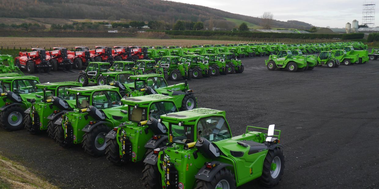 Merlo and Manitou Telehandlers available for contract hire at Greenhandlers UK