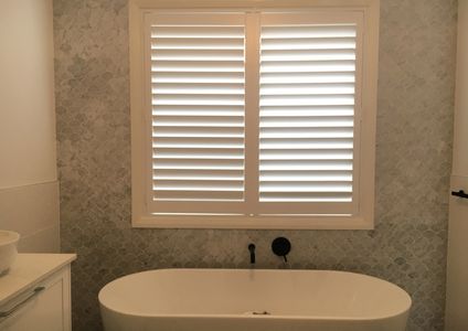 Bathroom Plantation Shutters