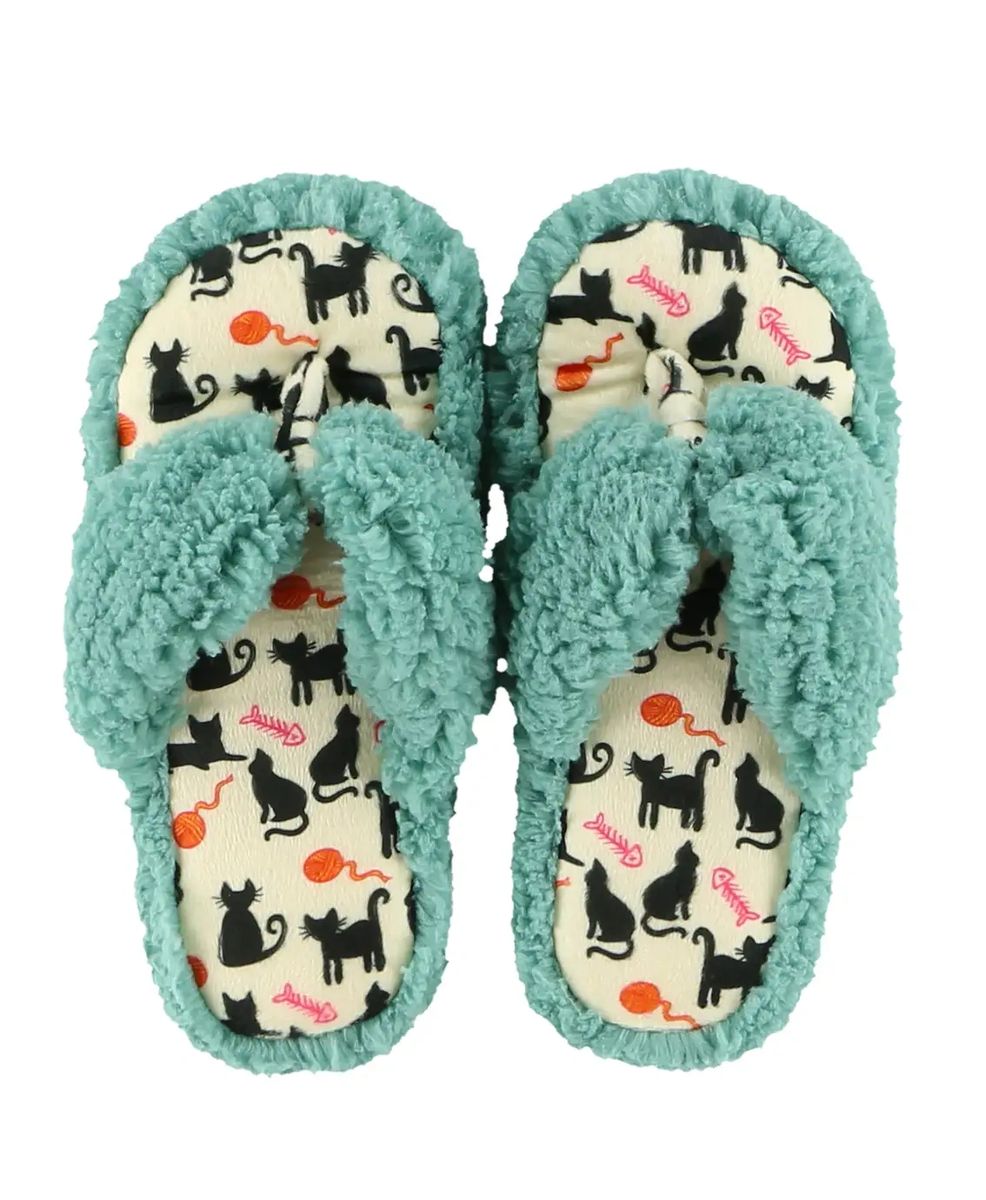 Lazy One Cat Nap Spa Slippers