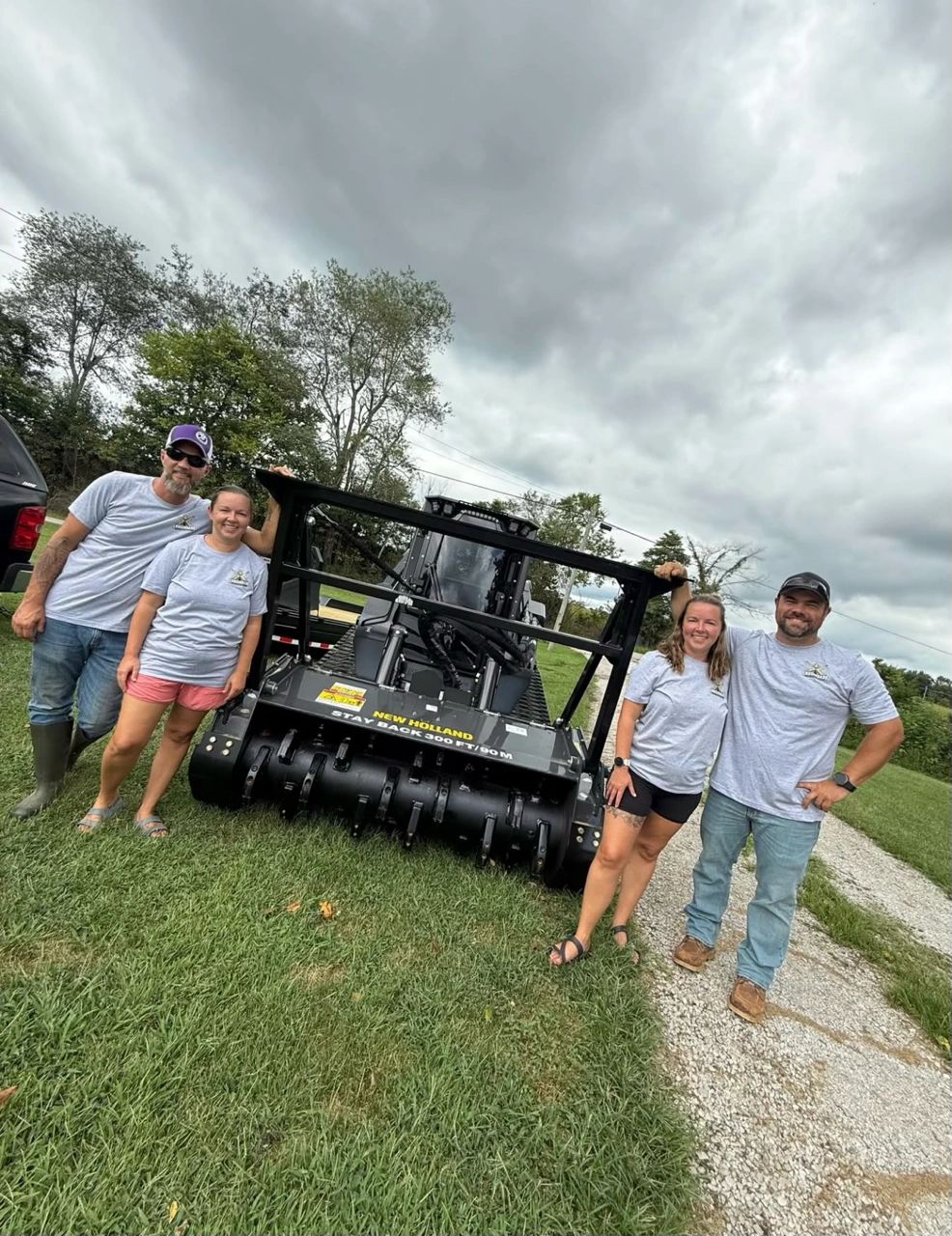 The team: Jeremy & Brittany Mattingly and Chad & Brandi Bruner.