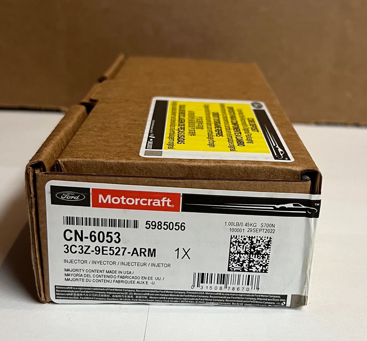 New Ford Motorcraft OEM Injector 0304 6.0L Diesel CN6053 CN5020RM