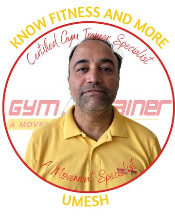 Portrait of Umesh, a certified gym trainer specialist and movement specialist.