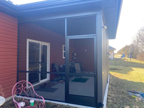 Screened in patio