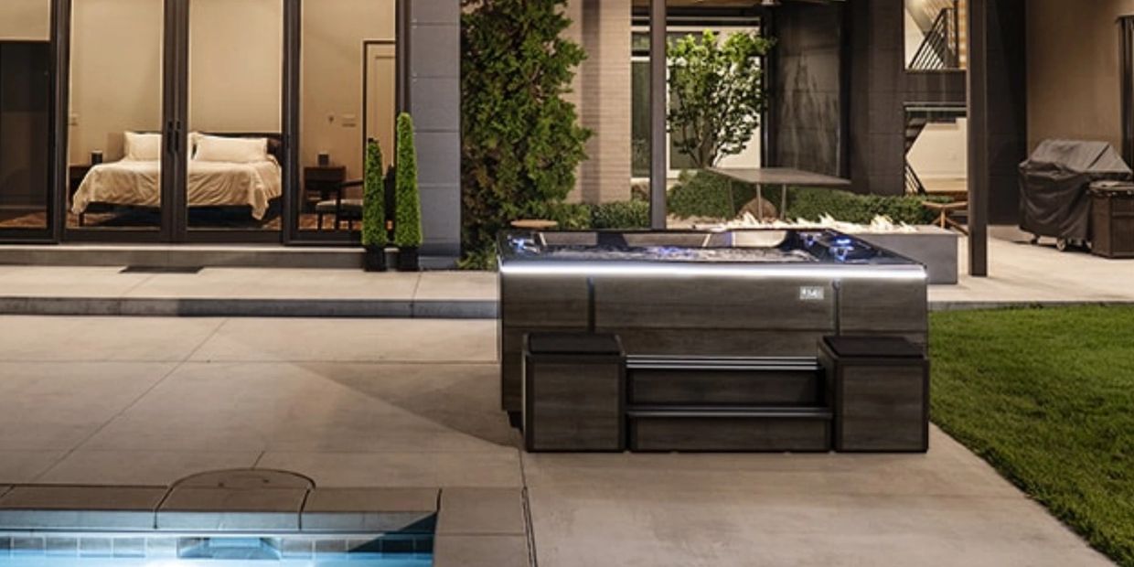 Bullfrog Spas M Series luxury hot tub at Spa & Patio Center in The Villages